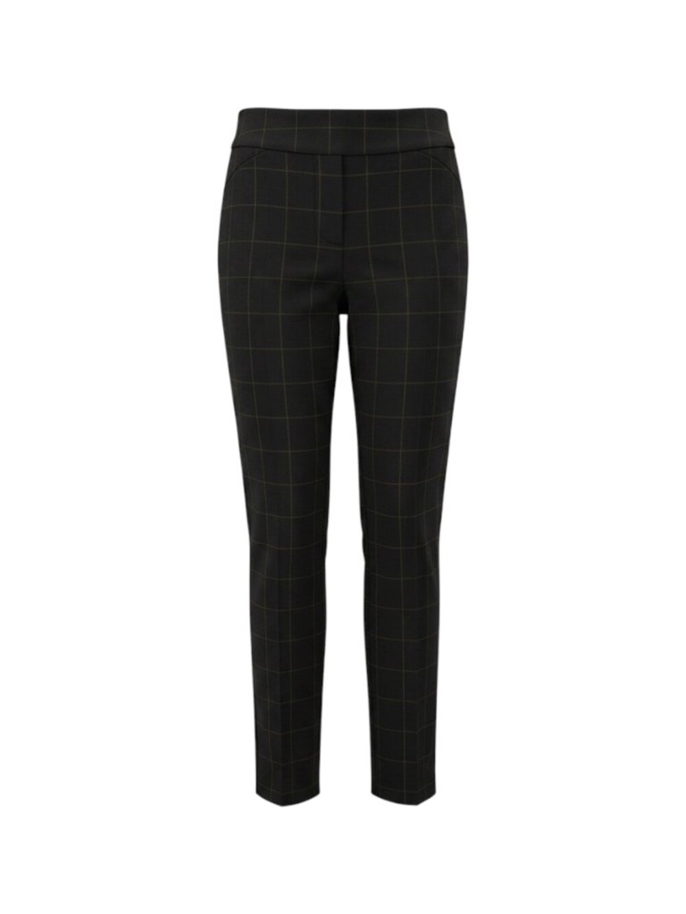 Massimo Fabbro Black Tan Checkered Trousers Size 4